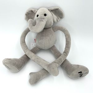 FAO Schwartz Elephant Plush Sliding Arms & Legs